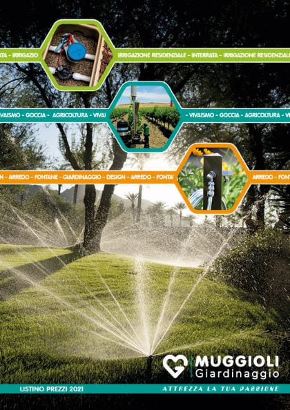 Catalogo attrezzature impianti irrigazione per prato, orto e giardino